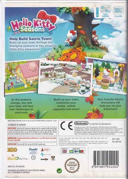 Hello Kitty Seasons - Nintendo Wii (B Grade) (Genbrug)